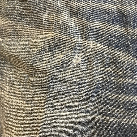 NUDIE Sz 33 Steady Eddy II Indigo Shades Colour Button Fly Organic Cotton Jeans - Picture 5 of 15